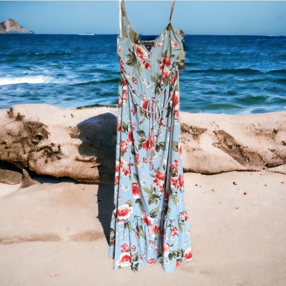 STELLA & JULIE floral maxi dress